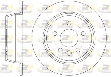 Задній гальмівний (тормозний) диск roadhouse 647100