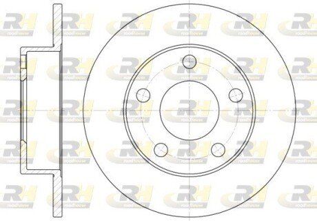 Задний тормозной диск roadhouse 651300