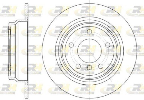 Задній гальмівний (тормозний) диск roadhouse 655400