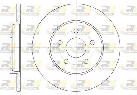 Задний тормозной диск roadhouse 666100