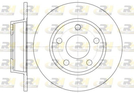 Задний тормозной диск roadhouse 672300