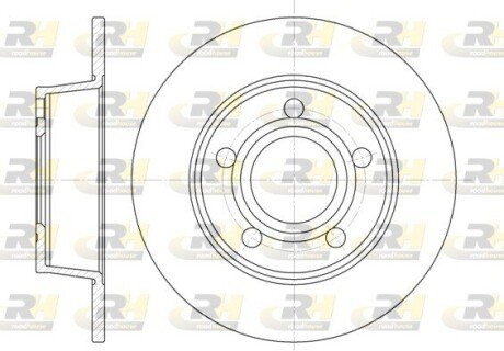 Задній гальмівний (тормозний) диск roadhouse 672400