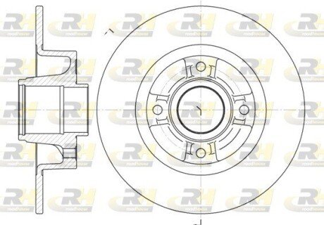 Задний тормозной диск roadhouse 675000