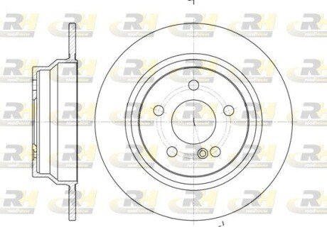 Задний тормозной диск roadhouse 678700 на Мерседес W211