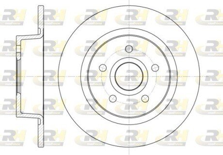 Задний тормозной диск roadhouse 686300