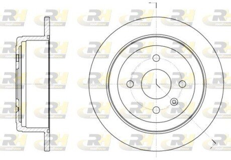 Задній гальмівний (тормозний) диск roadhouse 687300