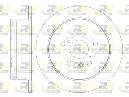 Задній гальмівний (тормозний) диск roadhouse 691100
