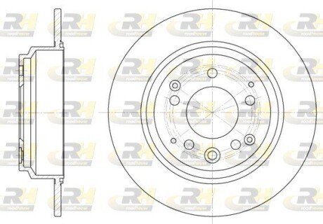 Задний тормозной диск roadhouse 692200