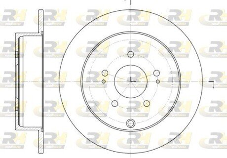 Задний тормозной диск roadhouse 699700