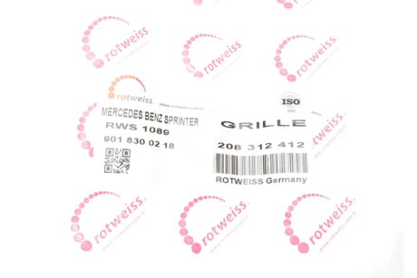 Решітка капота rotweiss 9018300218