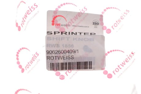 Руків\'я важеля КПП, матеріал пластик rotweiss 90626004091