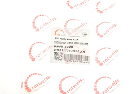 Ролик дверей rotweiss BK21V268K35AK