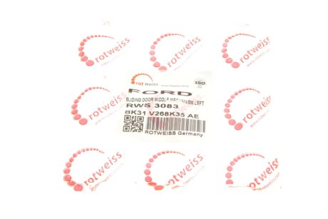 Направляюча ролика дверей rotweiss BK31V268K35AE