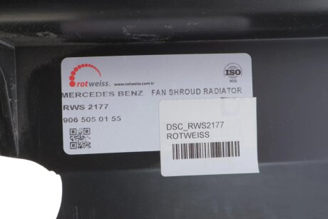 Дифузор радіатора rotweiss DSCRWS2177