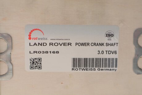 Колінчастий вал rotweiss LR038168