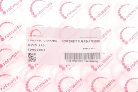 Молдинг кузова rotweiss RWS1161