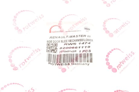 Ролик двери rotweiss RWS1474