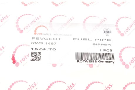 Трубка топливная rotweiss RWS1497