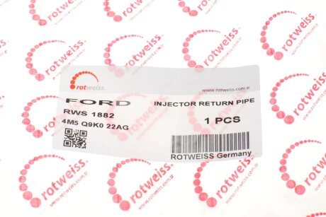 Шланг обратки rotweiss RWS1882