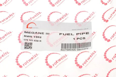 Трубка топливная rotweiss RWS1902