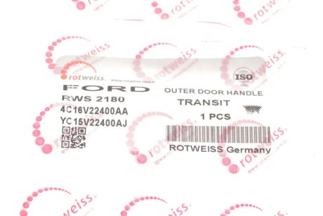 Ручка двери rotweiss RWS2180