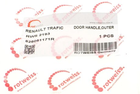 Ручка двери rotweiss RWS2193