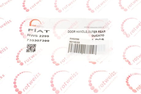 Ручка двери rotweiss RWS2299