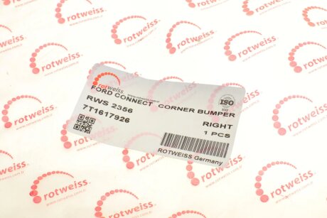Клык бампера rotweiss RWS2356