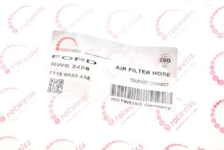 Патрубок повітряного фільтра rotweiss RWS2458