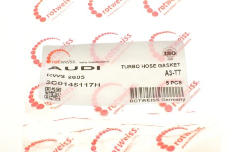 Кільце ущільнення патрубка інтеркулера rotweiss RWS2605