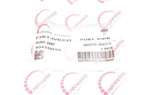 Трубка паливна rotweiss RWS2667
