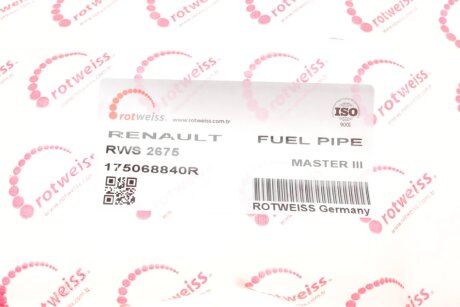 Трубка паливна rotweiss RWS2675