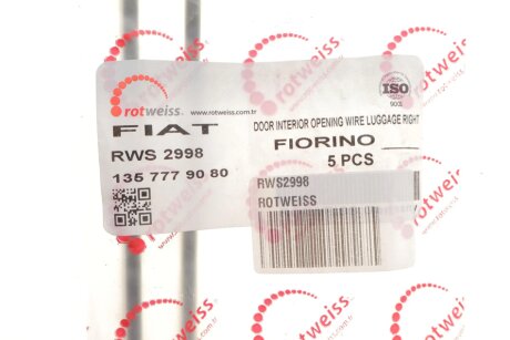 Трос замка дверей rotweiss RWS2998