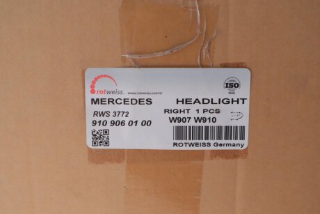 Фара передня rotweiss RWS3772