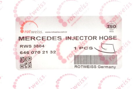 Шланг rotweiss RWS3804