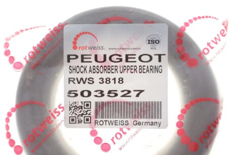 Підшипник опори амортизаційної стійки rotweiss RWS3818
