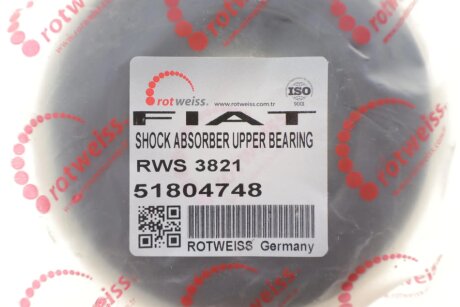 Підшипник опори амортизаційної стійки rotweiss RWS3821