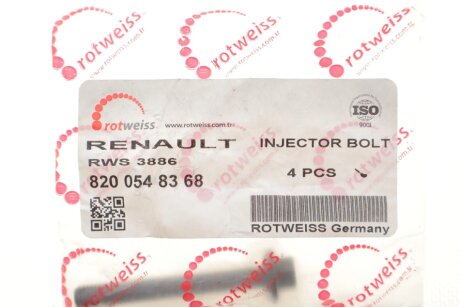 Болт rotweiss RWS3886