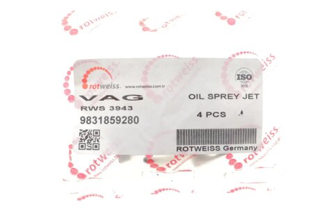 Форсунка масляна rotweiss RWS3943