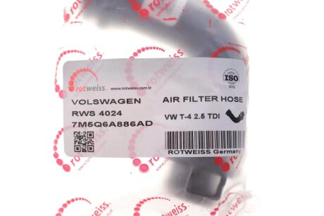 Патрубок вентиляції картерних газів rotweiss RWS4024