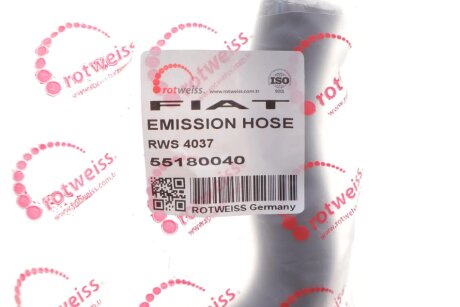 Патрубок повітряний rotweiss RWS4037