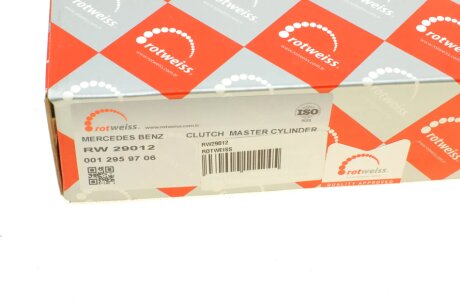 Циліндр зчеплення rotweiss RW29012