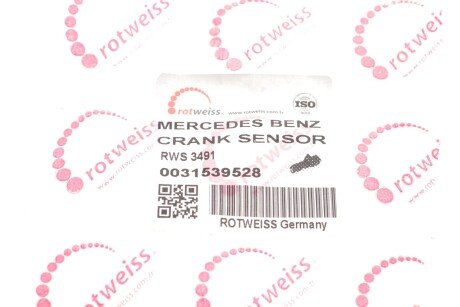 Датчик обертання колінчастого вала rotweiss RWS3491