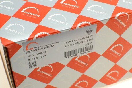 Фонарь (фара) заднего хода rotweiss RW82033
