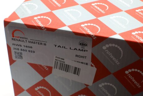 Фонарь (фара) заднего хода rotweiss RWS1606