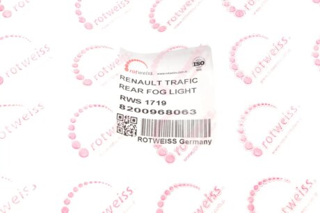Ліхтар (фара) заднього ходу rotweiss RWS1719