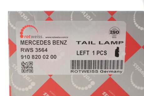 Фонарь (фара) заднего хода rotweiss RWS3564