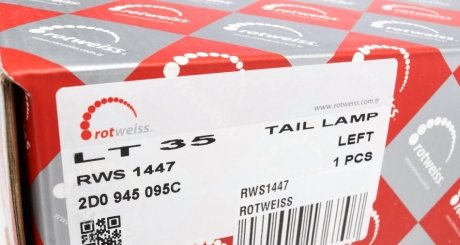 Ліхтар (фара) заднього ходу rotweiss RWS1447