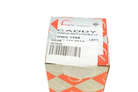 Кнопка стеклоподъемника rotweiss RWS1598