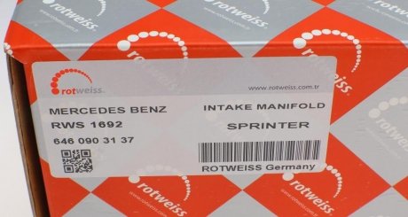 Коллектор впускной rotweiss RWS1692